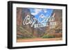 Big Bend National Park, Texas - Rio Grande River-Lantern Press-Framed Art Print