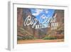 Big Bend National Park, Texas - Rio Grande River-Lantern Press-Framed Art Print