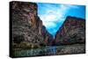 Big Bend National Park, Texas - Rio Grande River-Lantern Press-Stretched Canvas