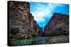 Big Bend National Park, Texas - Rio Grande River-Lantern Press-Stretched Canvas