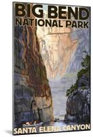 Big Bend National Park, Texas - Santa Elena CaNYon-null-Mounted Poster