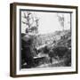 Big Bertha, the German Gun That Shelled Paris, World War I, C1918-Nightingale & Co-Framed Giclee Print