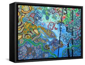 Big-Big World-Lika-Framed Stretched Canvas