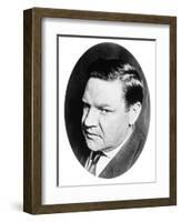 Big Bill Haywood, Labor Leader, Wobbly and Communist, 1910s-null-Framed Art Print