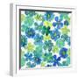 Big blooms pattern-Suzanne Allard-Framed Art Print