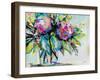 Big Blooms-Jeanette Vertentes-Framed Art Print