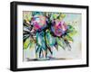 Big Blooms-Jeanette Vertentes-Framed Art Print