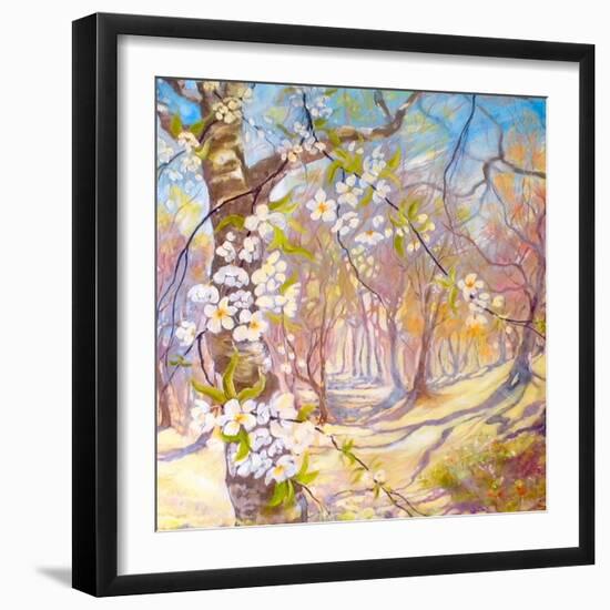 Big Blossoms In The Spring-Mary Smith-Framed Giclee Print