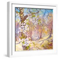 Big Blossoms In The Spring-Mary Smith-Framed Giclee Print