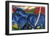 Big Blue Horses-Franz Marc-Framed Premium Giclee Print