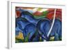 Big Blue Horses-Franz Marc-Framed Giclee Print