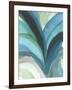 Big Blue Leaf I-Jodi Fuchs-Framed Art Print