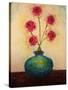 Big Blue Vase-Marabeth Quin-Stretched Canvas