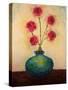 Big Blue Vase-Marabeth Quin-Stretched Canvas