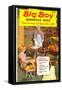 Big Boy Barbecue Book, Book Cover-null-Framed Stretched Canvas