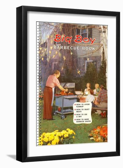 Big Boy Barbecue Book, Book Cover-null-Framed Art Print