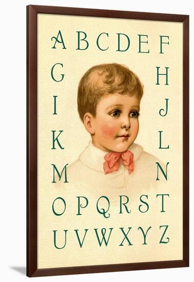 Big Boy's Alphabet-Ida Waugh-Framed Art Print