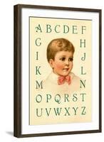 Big Boy's Alphabet-Ida Waugh-Framed Art Print