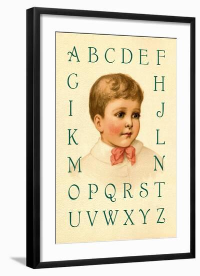 Big Boy's Alphabet-Ida Waugh-Framed Art Print