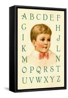 Big Boy's Alphabet-Ida Waugh-Framed Stretched Canvas