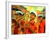 Big Brass Beat In New Orleans-Diane Millsap-Framed Art Print