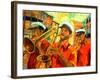 Big Brass Beat In New Orleans-Diane Millsap-Framed Art Print