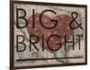 Big & Bright - 1864, Texas Mitchell Plate, Texas, United States Map-null-Framed Giclee Print