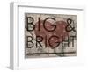 Big & Bright - 1864, Texas Mitchell Plate, Texas, United States Map-null-Framed Giclee Print