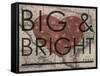 Big & Bright - 1864, Texas Mitchell Plate, Texas, United States Map-null-Framed Stretched Canvas
