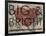 Big & Bright - 1864, Texas Mitchell Plate, Texas, United States Map-null-Framed Giclee Print