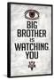 Big Brother is Watching You 1984 INGSOC Political Poster-null-Framed Poster