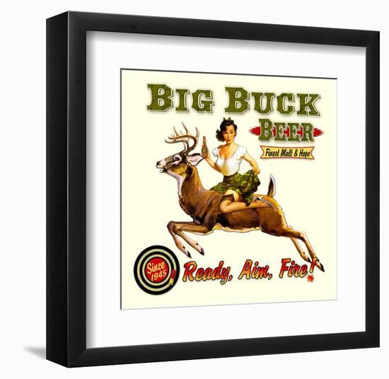 Big Buck Beer-null-Framed Giclee Print