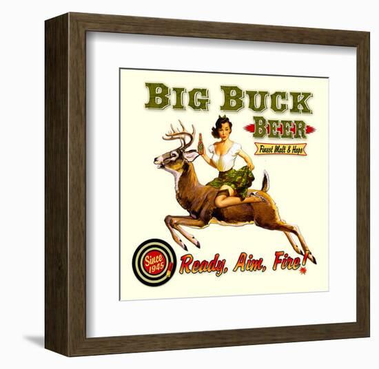 Big Buck Beer-null-Framed Giclee Print