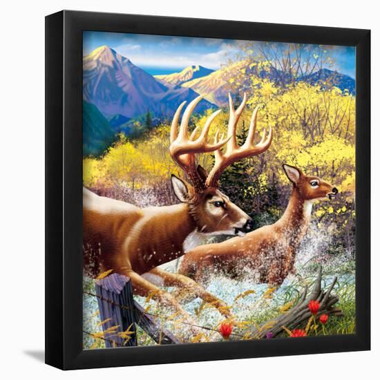 Big Buck HD Cabinet Art-John Youssi-Framed Poster