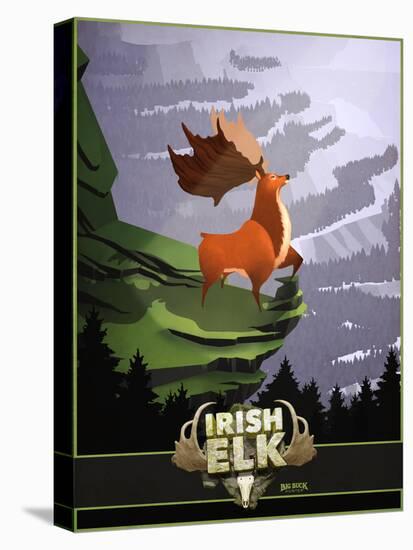 Big Buck Irish Elk-Anthony Salinas-Stretched Canvas