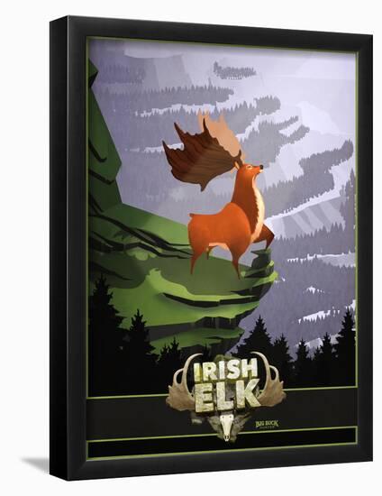 Big Buck Irish Elk-Anthony Salinas-Framed Poster