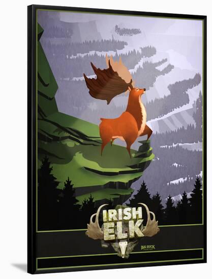 Big Buck Irish Elk-Anthony Salinas-Framed Poster