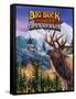 Big Buck Pro Open Season Cabinet Art with Logo-John Youssi-Framed Stretched Canvas
