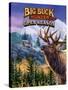 Big Buck Pro Open Season Cabinet Art with Logo-John Youssi-Stretched Canvas