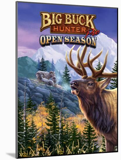 Big Buck Pro Open Season Cabinet Art with Logo-John Youssi-Mounted Poster