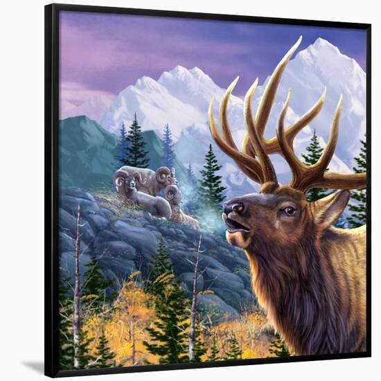 Big Buck Pro Open Season Cabinet Art-John Youssi-Framed Poster