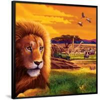 Big Buck Safari Cabinet Art-John Youssi-Framed Poster