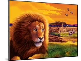 Big Buck Safari Cabinet Art-John Youssi-Mounted Poster