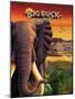 Big Buck Safari Elephant Cabinet Art  with Logo-John Youssi-Mounted Poster