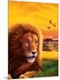 Big Buck Safari Lion Cabinet Art-John Youssi-Mounted Poster