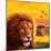 Big Buck Safari Lion Cabinet Art-John Youssi-Mounted Poster