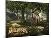Big Buck Whitetail Deer with Logo-Mike Colesworthy-Mounted Poster