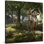 Big Buck Whitetail Deer-Mike Colesworthy-Stretched Canvas