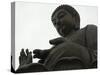 Big Buddha Statue, Po Lin Monastery, Lantau Island, Hong Kong, China-Amanda Hall-Stretched Canvas