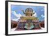 Big Buddha Temple (Wat Phra Yai), Koh Samui, Thailand, Southeast Asia, Asia-Lee Frost-Framed Photographic Print